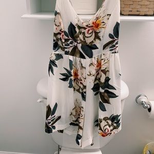 floral romper